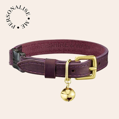 Heritage - Bernie Purple Cat Collar