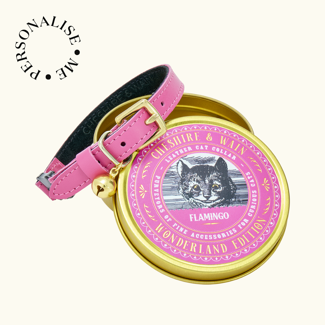 Wonderland - Flamingo Pink Cat Collar