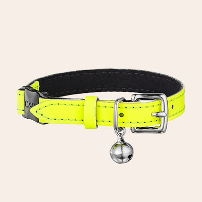 Neon Yellow - Reflective Cat Collar