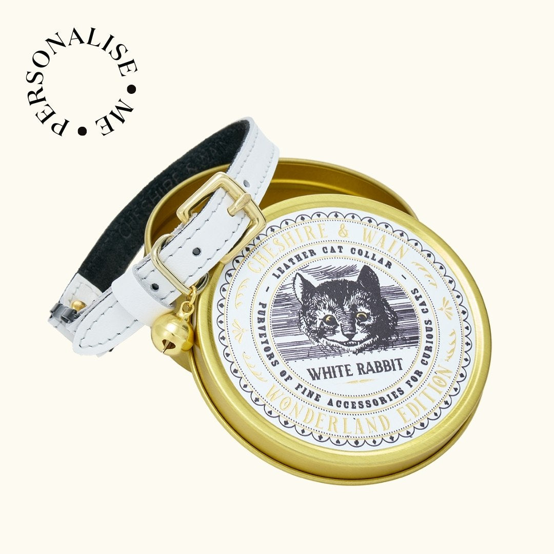 New Wonderland - White Rabbit Cat Collar