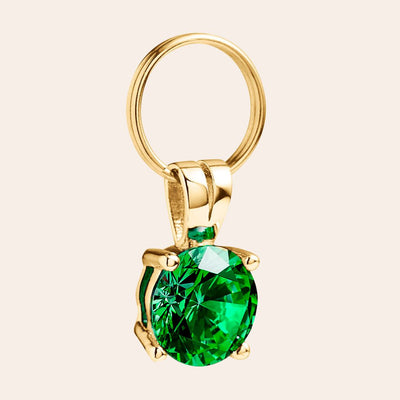 'Emerald' Gem Cat Collar Charm