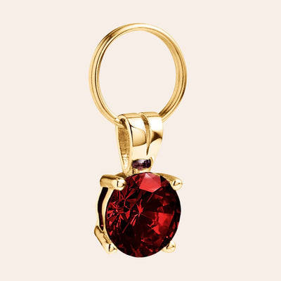 'Garnet' Gem Charm