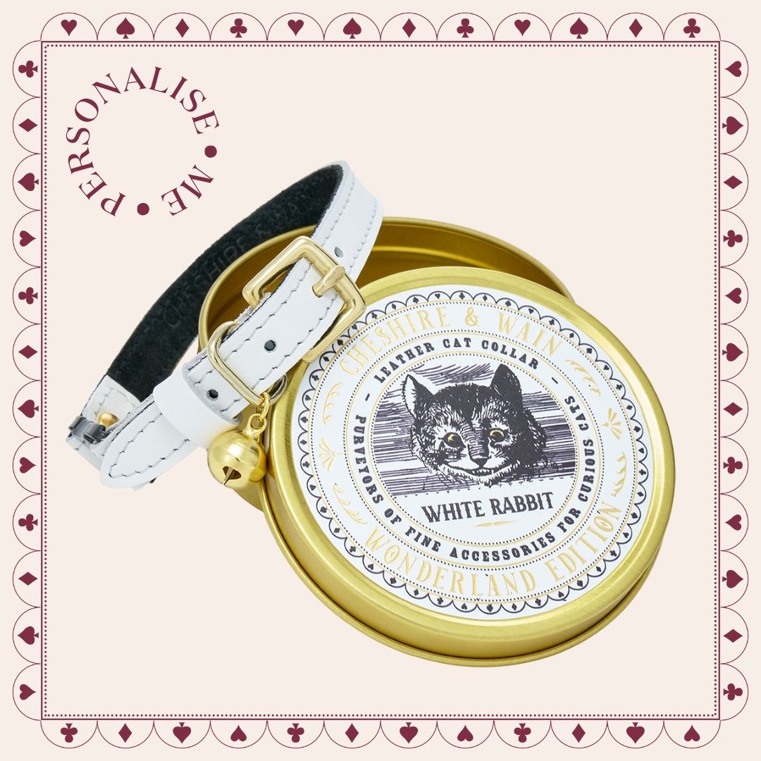 New Wonderland - White Rabbit Cat Collar