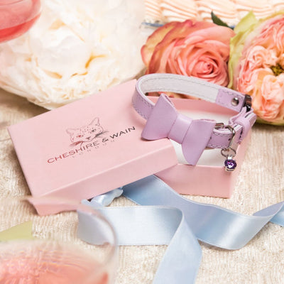 'Get the Look' Bundle - Lilac Collar with Bow & Gem