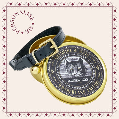 Wonderland - Jabberwocky Black Cat Collar