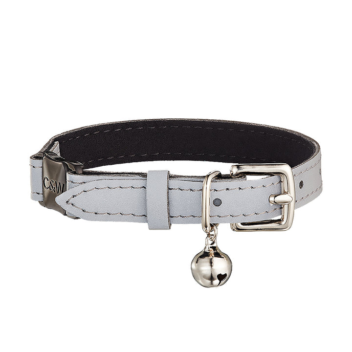 Reflective Cat Collar Silver Grey Cheshire Wain